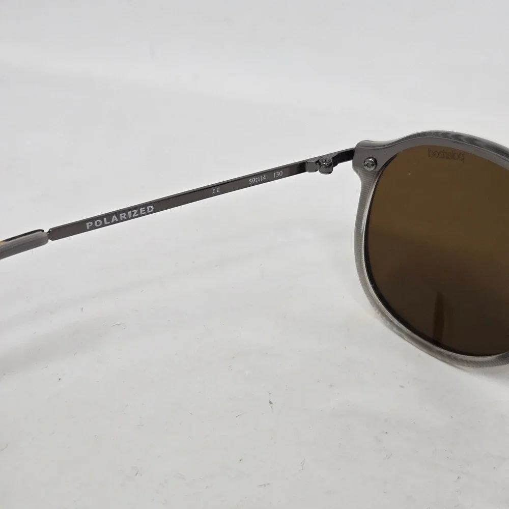 Calvin Klein Collection Polarized Sunglasses Tortoise Pilot CK7253SP 216 Mens